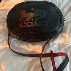 Coach rainbow carriage camera crossbody